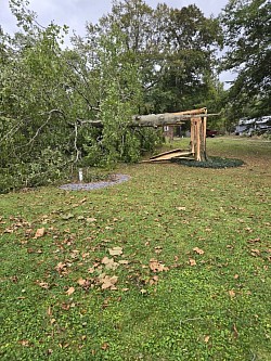 Storm damage